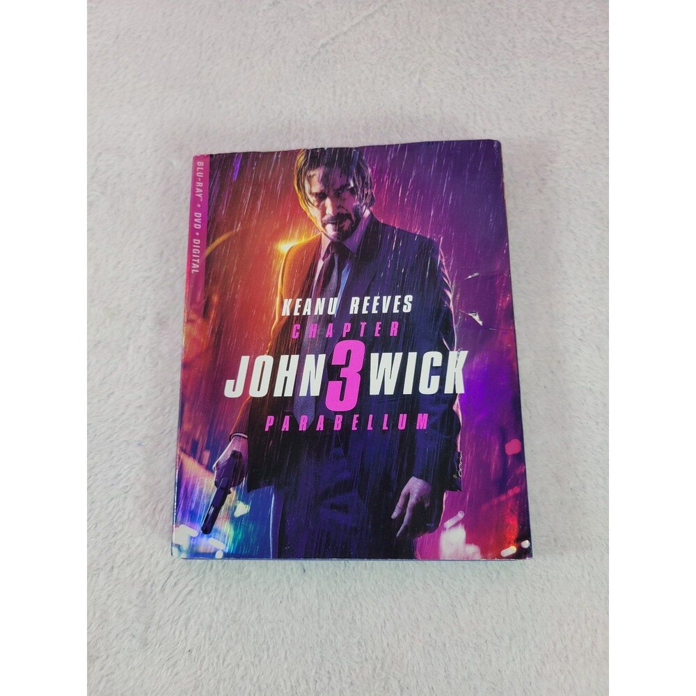 JOHN WICK Chapter 3 Parabellum DVD 2019 Action Crime DVD Movie w/ KEANU REEVES